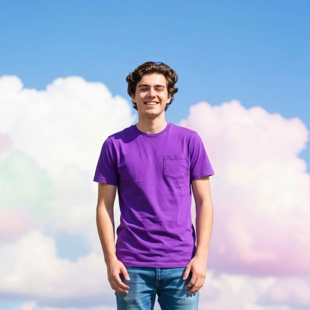 Pagina de colorir de anjos e nuvens com cruz e flores